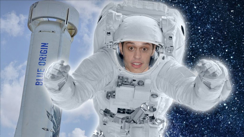 Pete Davidson em negociações para ir ao espaço sobre a origem azul de Jeff Bezos