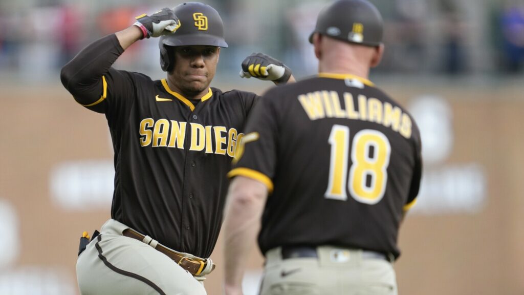 Juan Soto fez um home run de duas corridas na vitória dos Padres por 5 a 4 sobre os Tigres