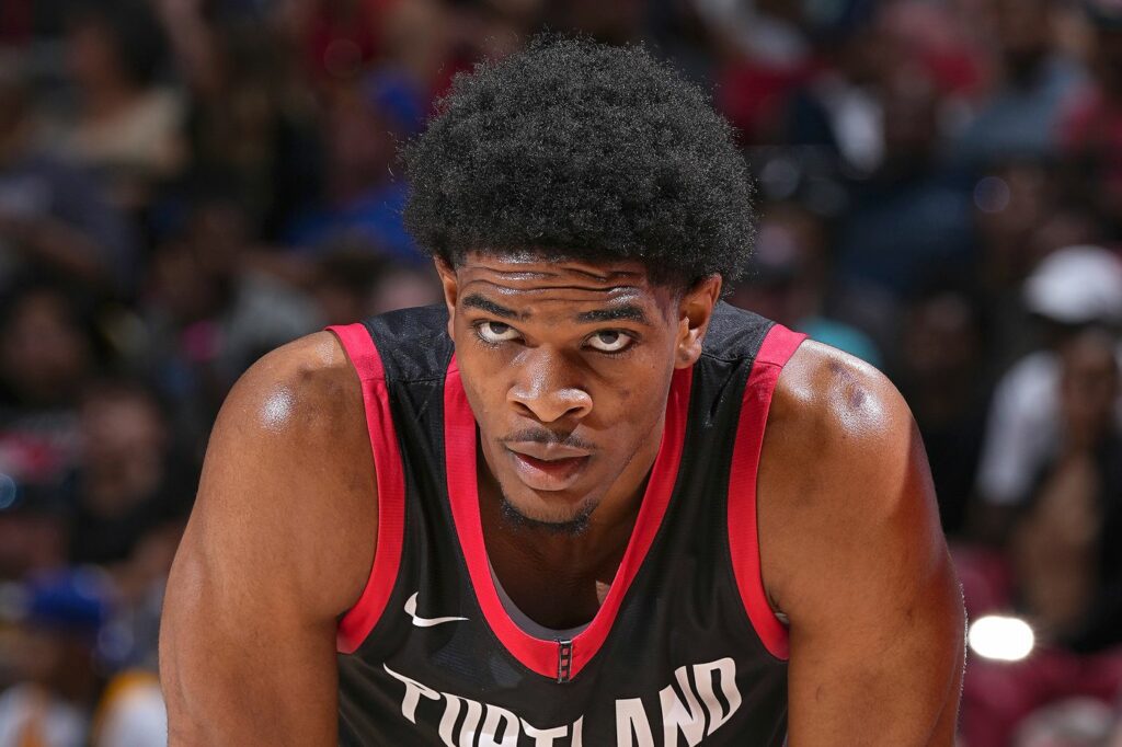 Scoot Henderson tem uma lesão no ombro direito na Summer League