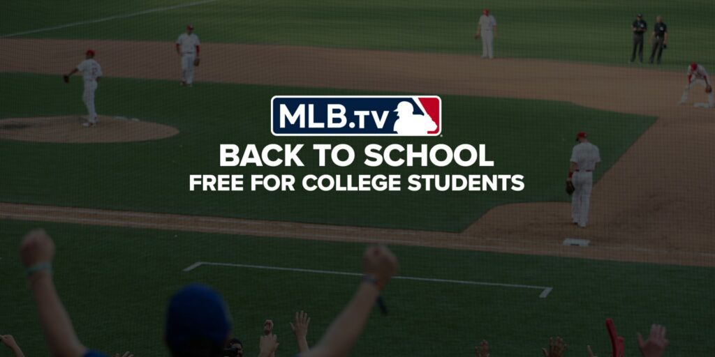 MLB.TV é gratuito para estudantes universitários pelo resto da temporada de 2023