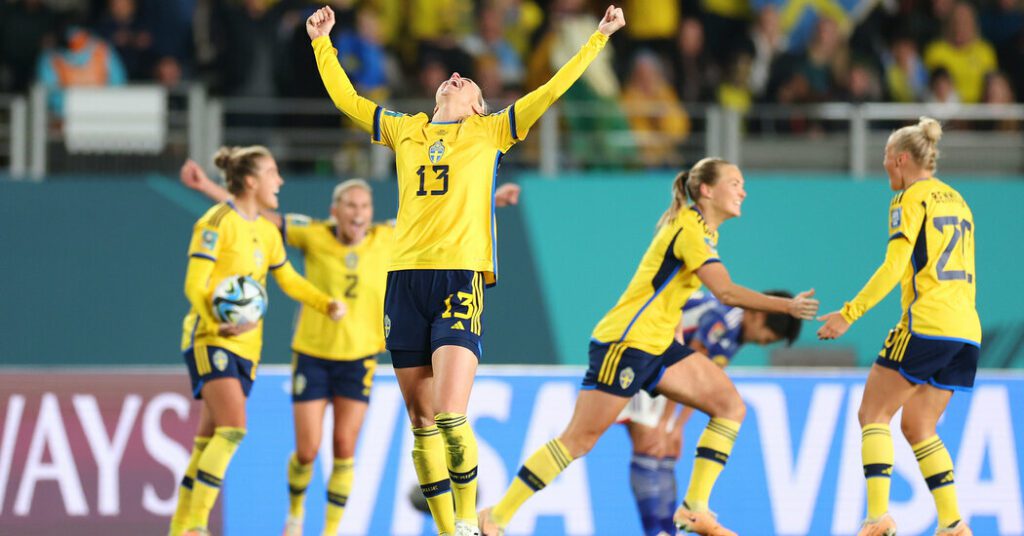 Suécia supera Japão e chega às semifinais da Copa do Mundo Feminina