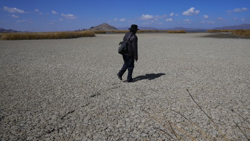 O lago navegável mais alto do mundo está secando