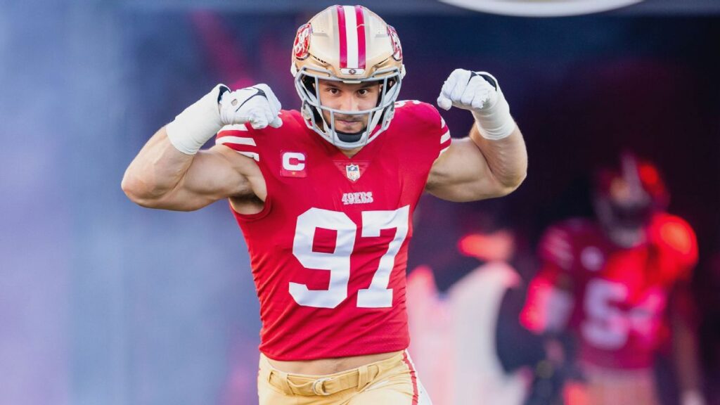 Fonte – Nick Bosa, do 49ers, é o jogador defensivo mais bem pago