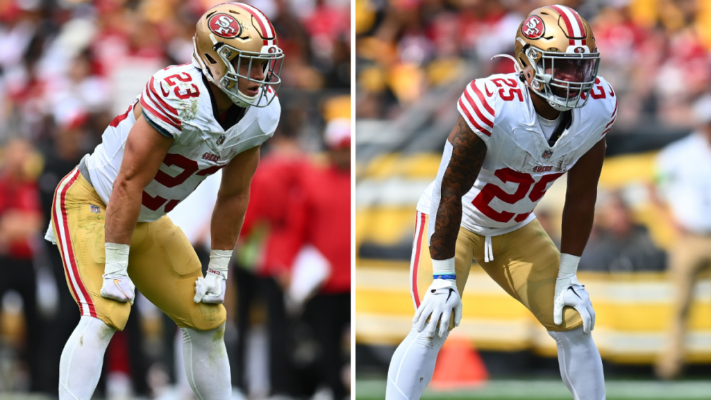 Kyle Shanahan, do 49ers, admite erro ao usar Christian McCaffrey-Elijah Mitchell – NBC Sports Bay Area e Califórnia