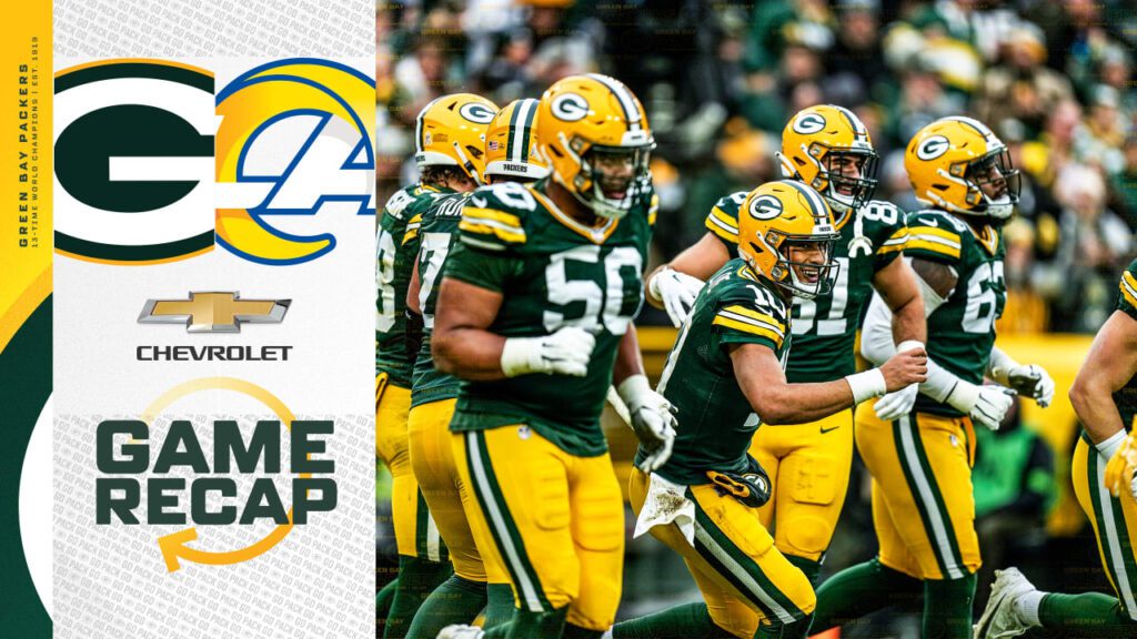 5 pontos da vitória dos Packers sobre os Rams