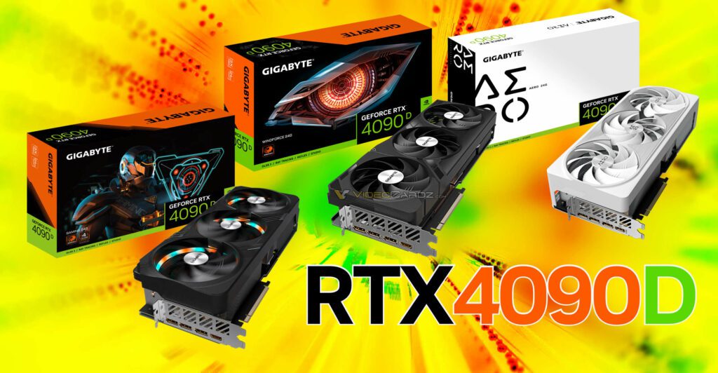 Gigabyte lançará três placas GeForce RTX 4090D com mesmo design, mas sem OC de fábrica