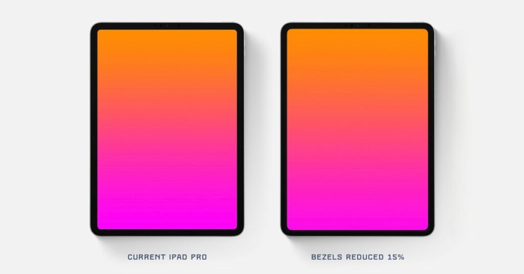 Rumores dizem que os engastes do iPad Pro ficarão mais finos este ano