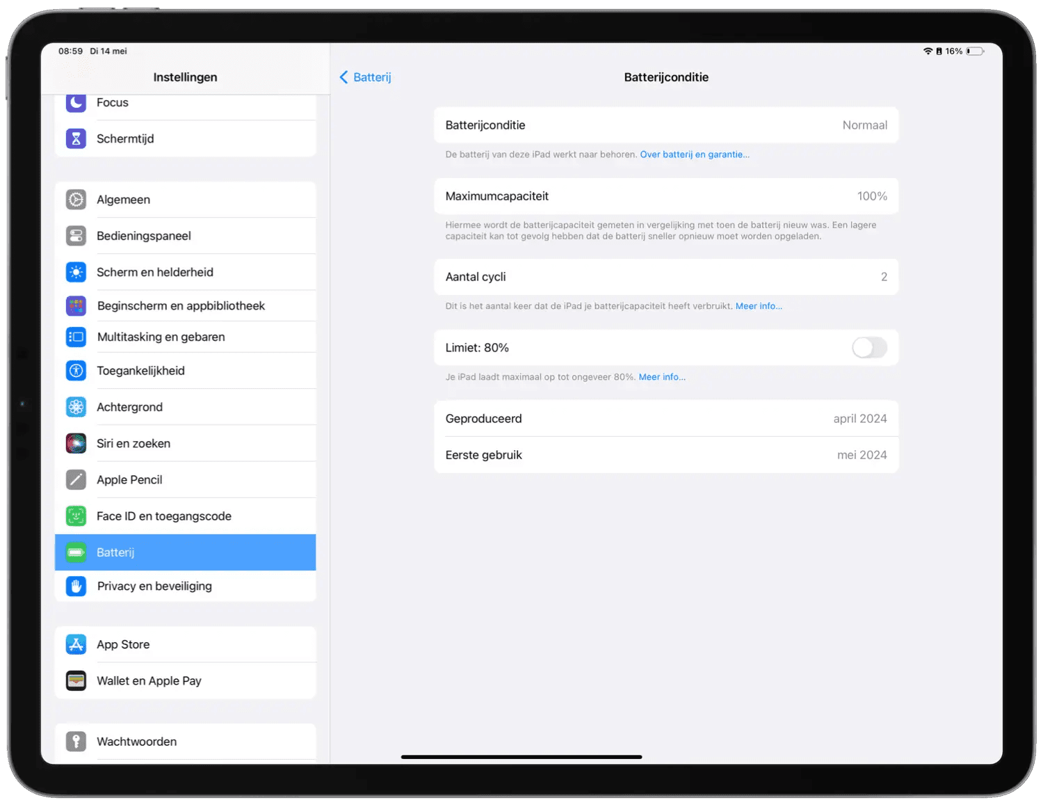 A Apple está adicionando um menu Battery Health aos novos M2 iPad Air e M4 iPad Pro