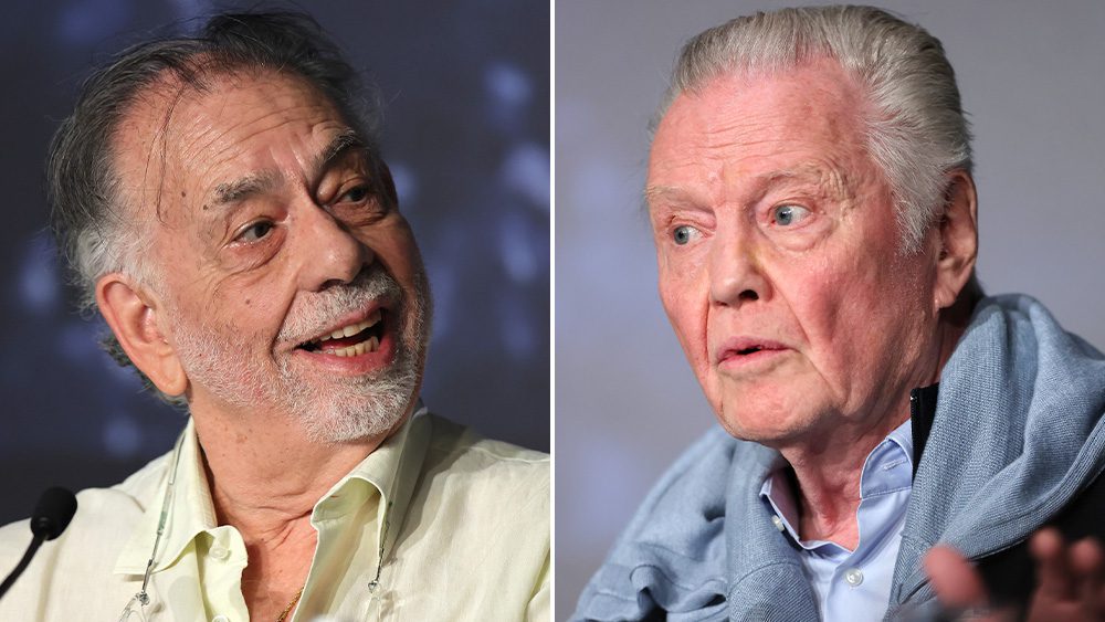 Francis Coppola e Jon Voight no Festival de Cinema de Cannes