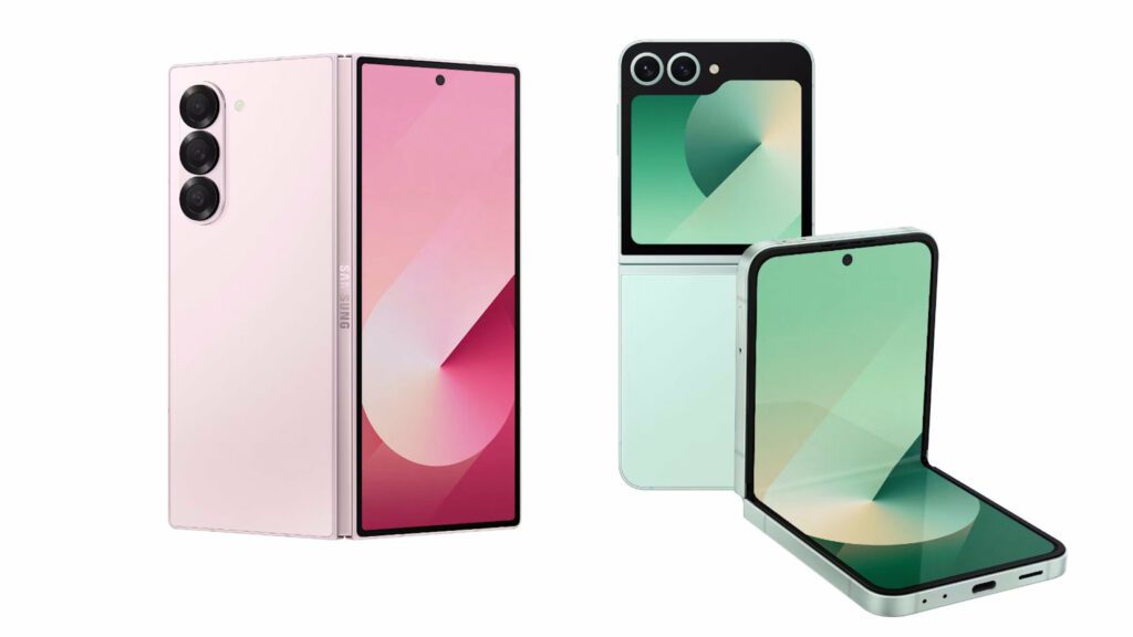 Um grande vazamento revela os telefones Samsung Galaxy Z Fold 6 e Flip 6