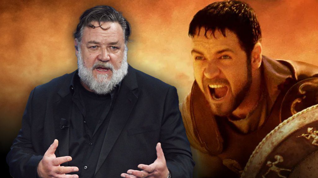 Comentário de Russell Crowe sobre a segunda parte do filme Gladiador