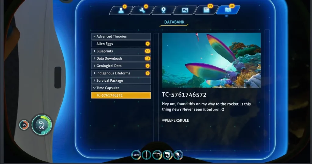 Parece que os desenvolvedores do Subnautica postaram capturas de tela do Subnautica 2 no jogo original