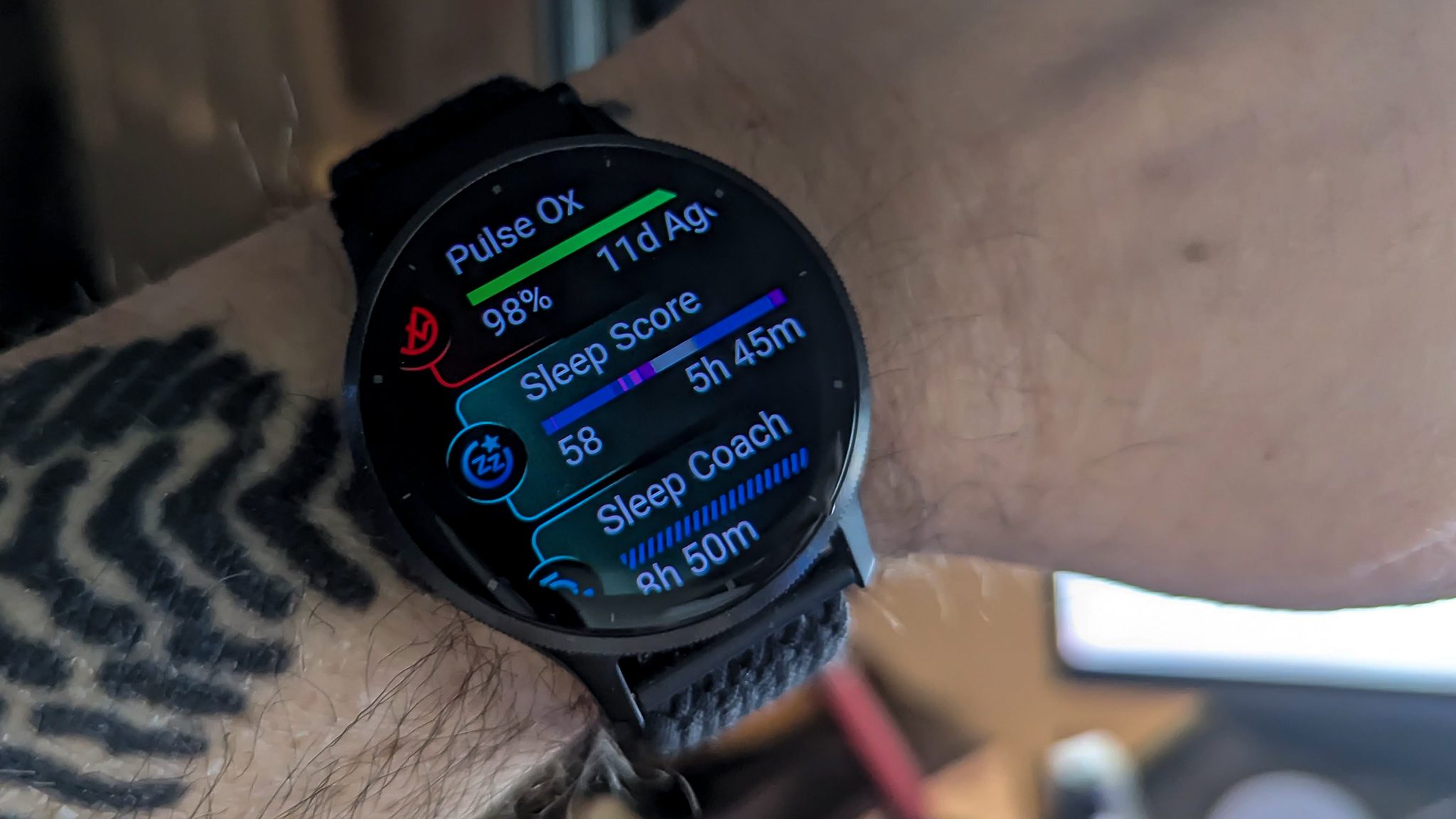 Rastreador de sono Garmin Venu 3