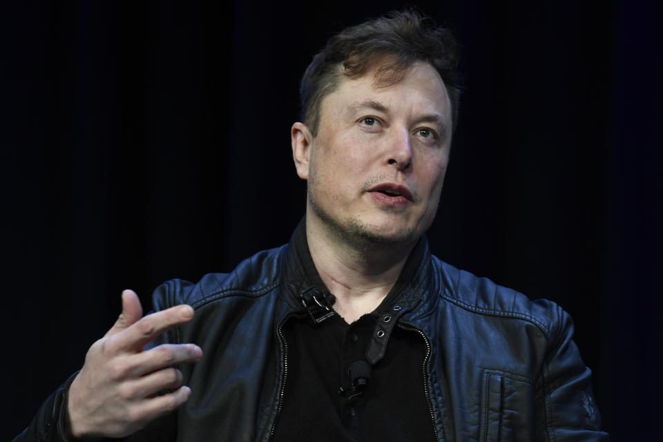 Elon Musk, CEO da Tesla e da SpaceX, em evento em Washington, em 9 de março de 2020. (Foto AP/Susan Walsh)